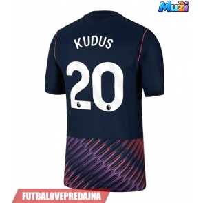 Lacne Muži Futbalové dres Tottenham Hotspur Mohammed Kudus #20 2026-27 Krátky Rukáv - Preč
